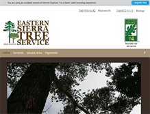 Tablet Screenshot of easternsierratree.com